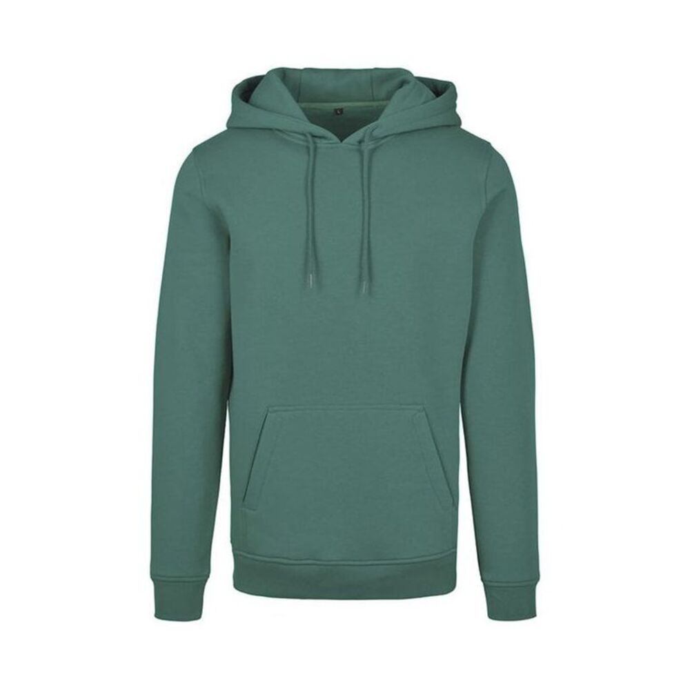 Build Your Brand Mens Heavy Pullover Hoodie / Pale Leaf